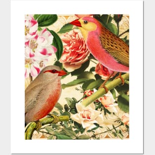 Birds and Roses Posters and Art